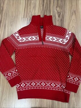 Men’s Pronti Fair Isle Knit Sweater Sz Large